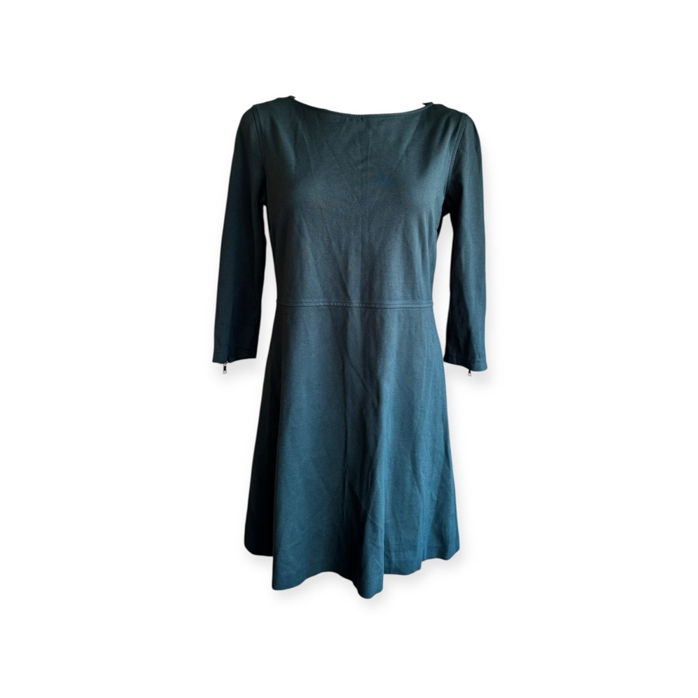 Sara Campbell dress short sleeve green medium